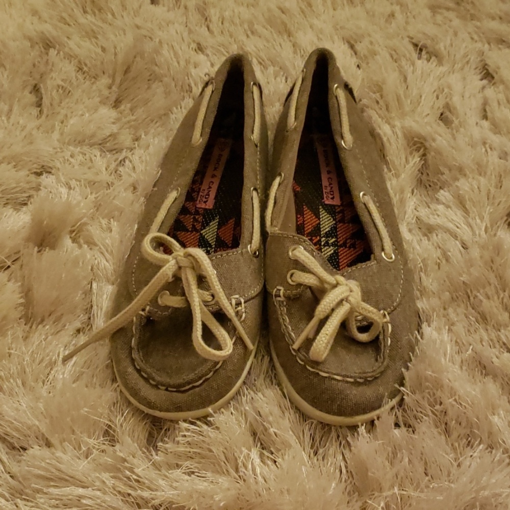 R&C Grey Boat Shoes